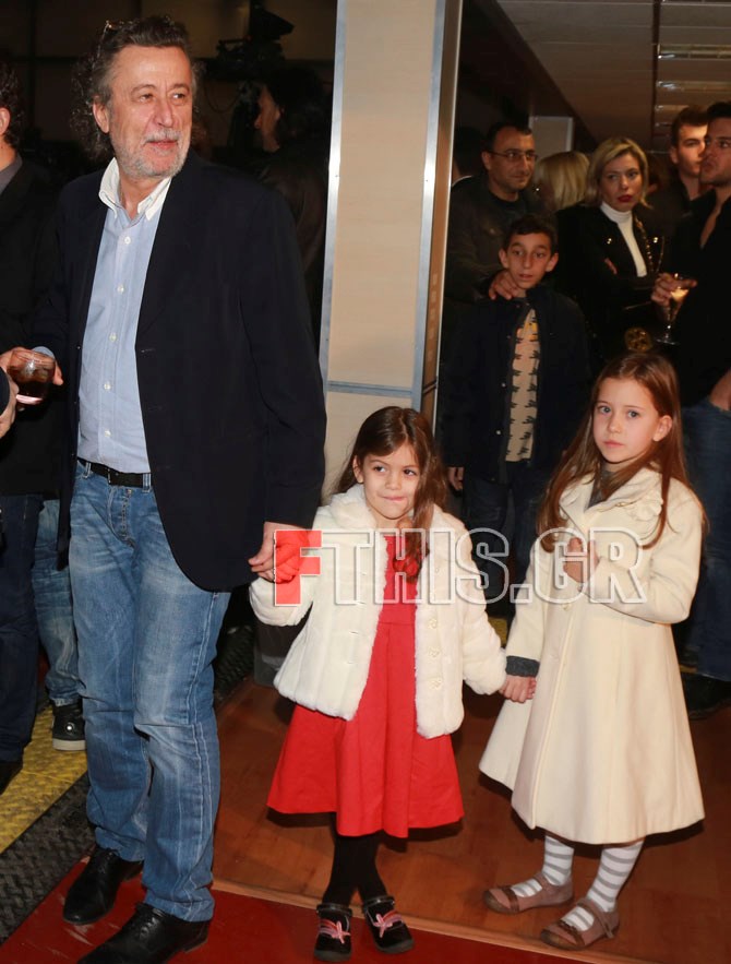 Μάκης Τριανταφυλλόπουλος με τις κόρες του